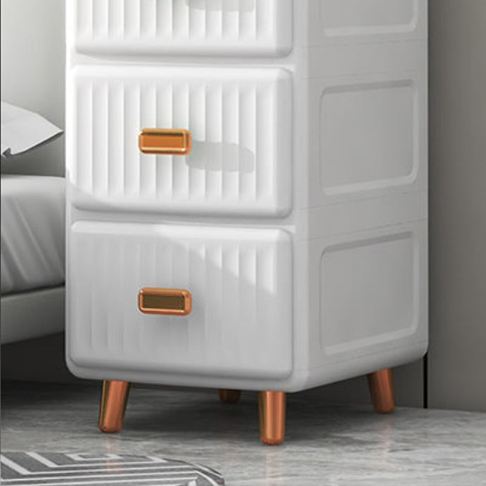 Kids Nightstand Modern Nursery Dresser with 5/6 Drawers , 15.6 Inch W