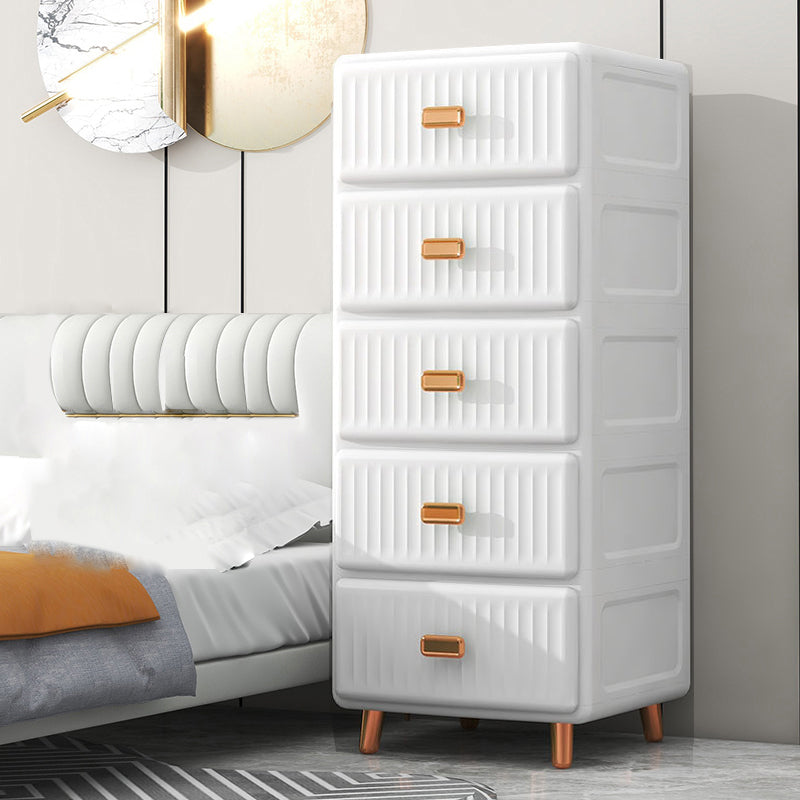 Kids Nightstand Modern Nursery Dresser with 5/6 Drawers , 15.6 Inch W