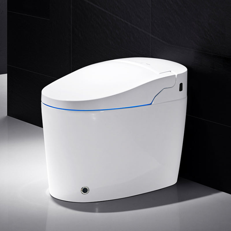 Contemporary Siphon Jet Flush Toilet One Piece Toilet Bowl for Bathroom