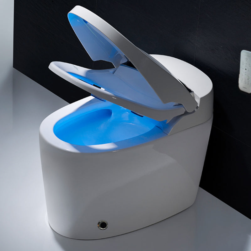 Contemporary Siphon Jet Flush Toilet One Piece Toilet Bowl for Bathroom