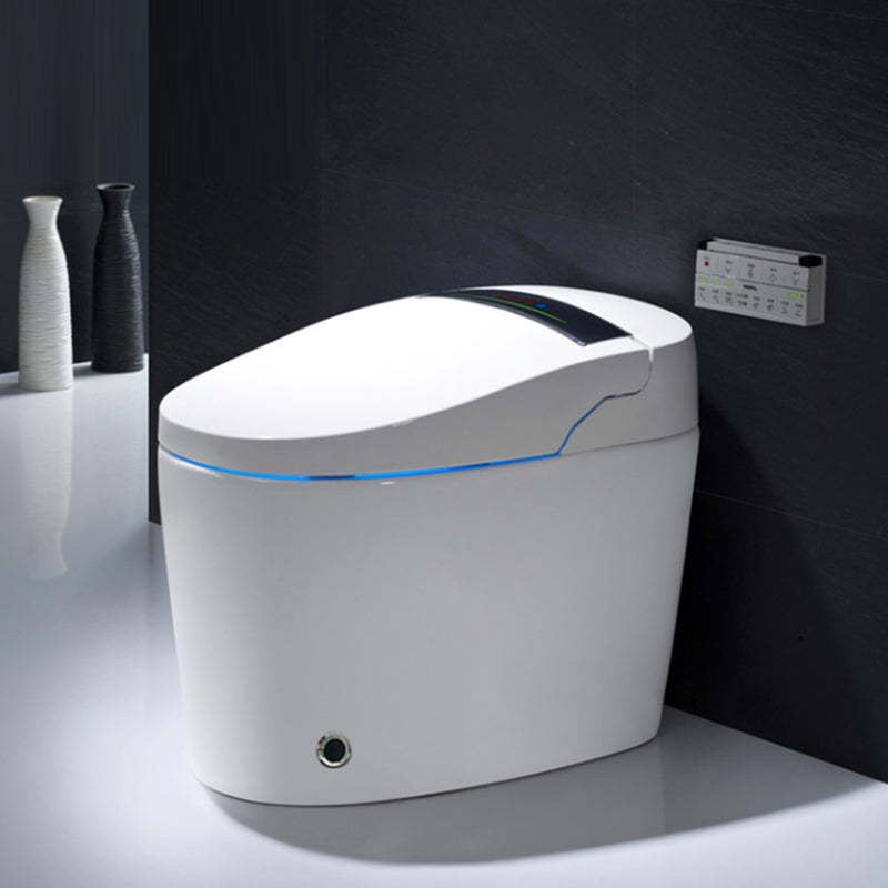 Contemporary Siphon Jet Flush Toilet One Piece Toilet Bowl for Bathroom