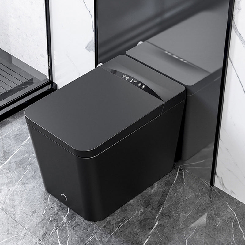 Contemporary Siphon Jet Flush Toilet One Piece Toilet Bowl for Bathroom