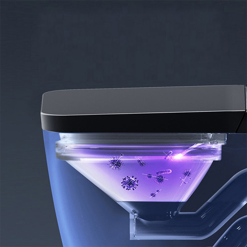 Contemporary Siphon Jet Flush Toilet One Piece Toilet Bowl for Bathroom