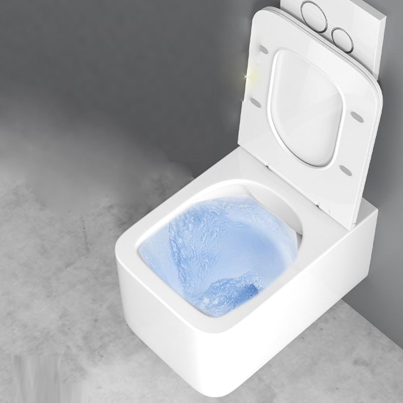 Contemporary Wall Mount Flush Toilet Ceramic Urine Toilet for Bathroom