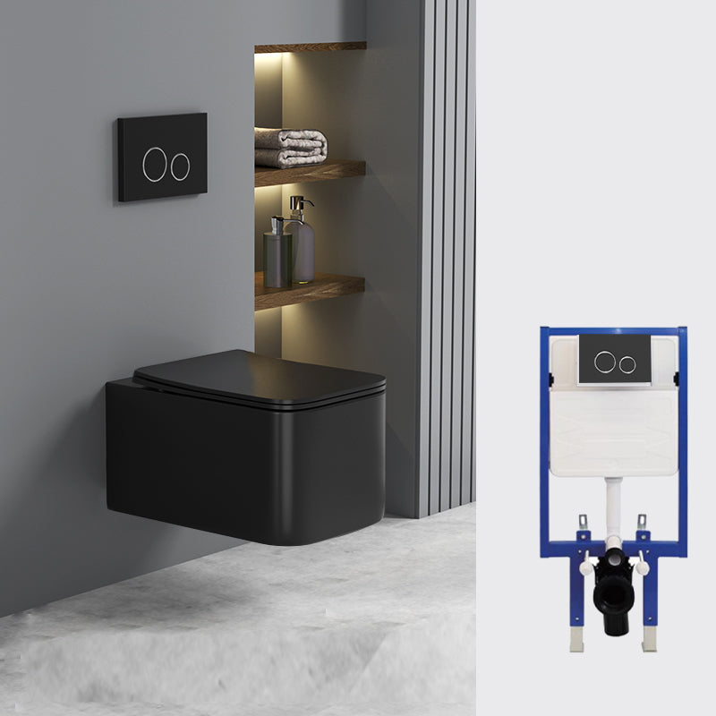 Contemporary Wall Mount Flush Toilet Ceramic Urine Toilet for Bathroom