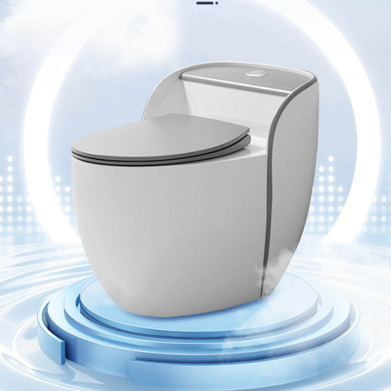 Contemporary Floor Mount Flush Toilet Siphon Jet Urine Toilet for Bathroom