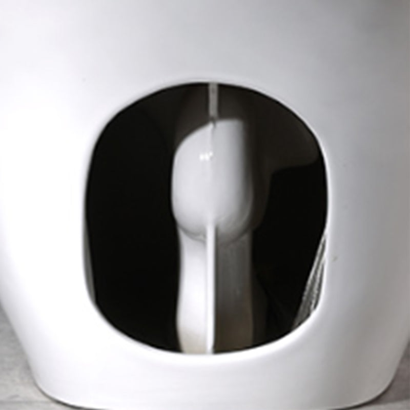 Contemporary Floor Mount Flush Toilet Siphon Jet Urine Toilet for Bathroom