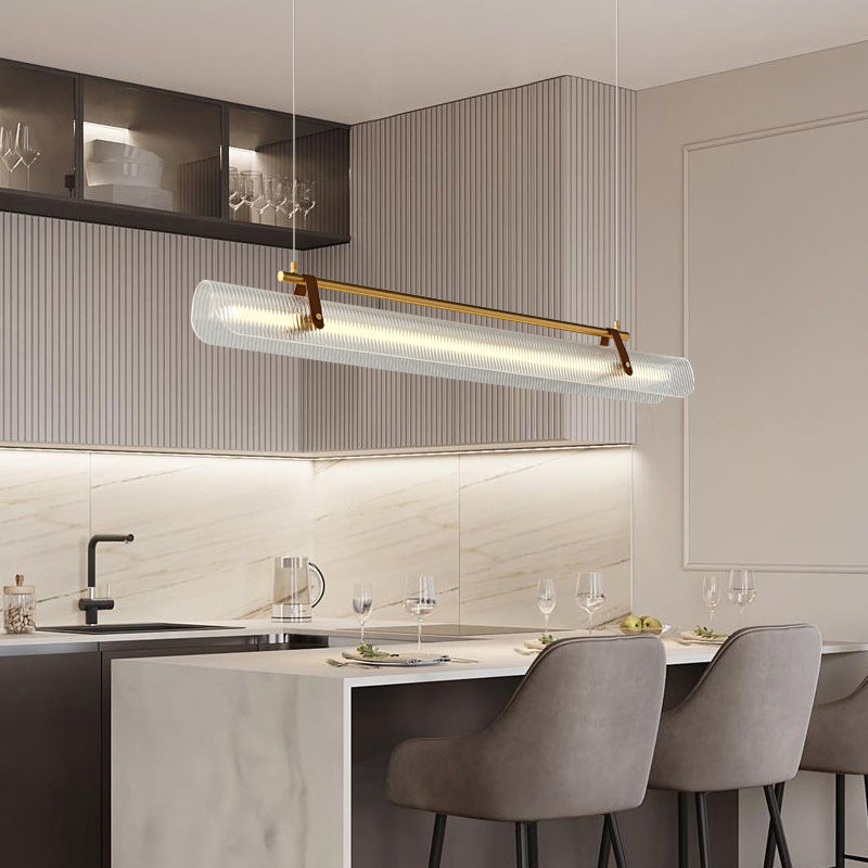Modern LED Ceiling Light Golden/Black Kitchen Island Lighting for Dining Room