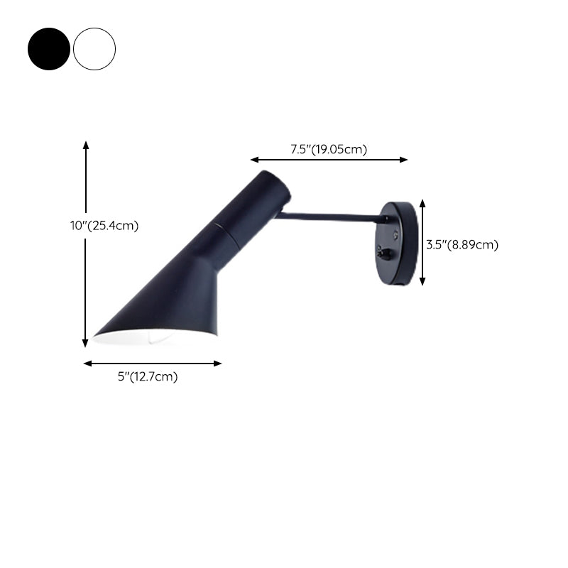 Cone Shape Metal Vanity Light Modern Style 1 Light Vanity Light Fixture