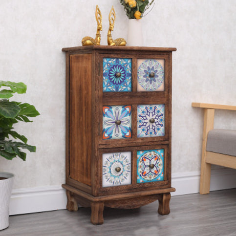 Coastal Storage Chest Dresser Solid Wood Storage Chest with 3/6/8/10 Drawers