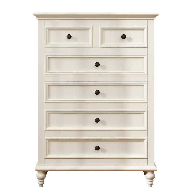 American Traditional Lingerie Chest Birch Storage Chest Dresser for Bedroom