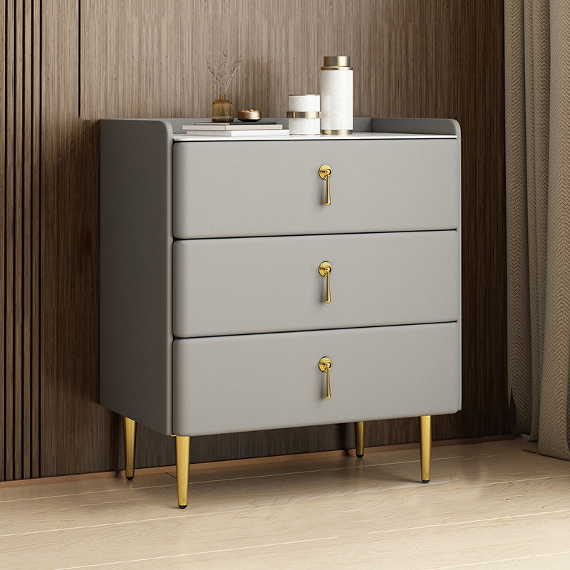 Classic Glam Storage Chest Stone Dresser with 5/4/3 Drawers , 15.6 Inch Width