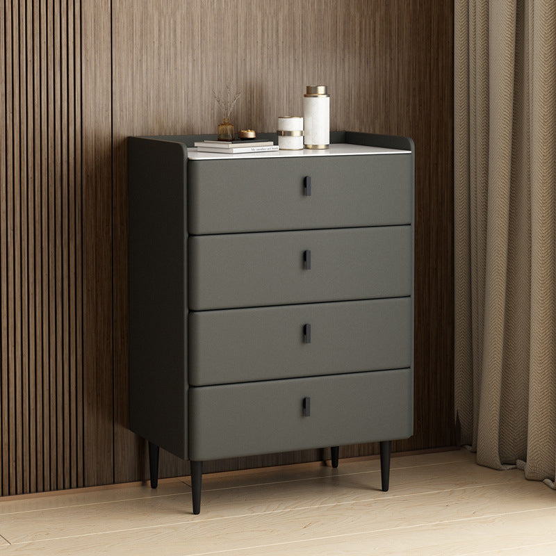 Classic Glam Storage Chest Stone Dresser with 5/4/3 Drawers , 15.6 Inch Width