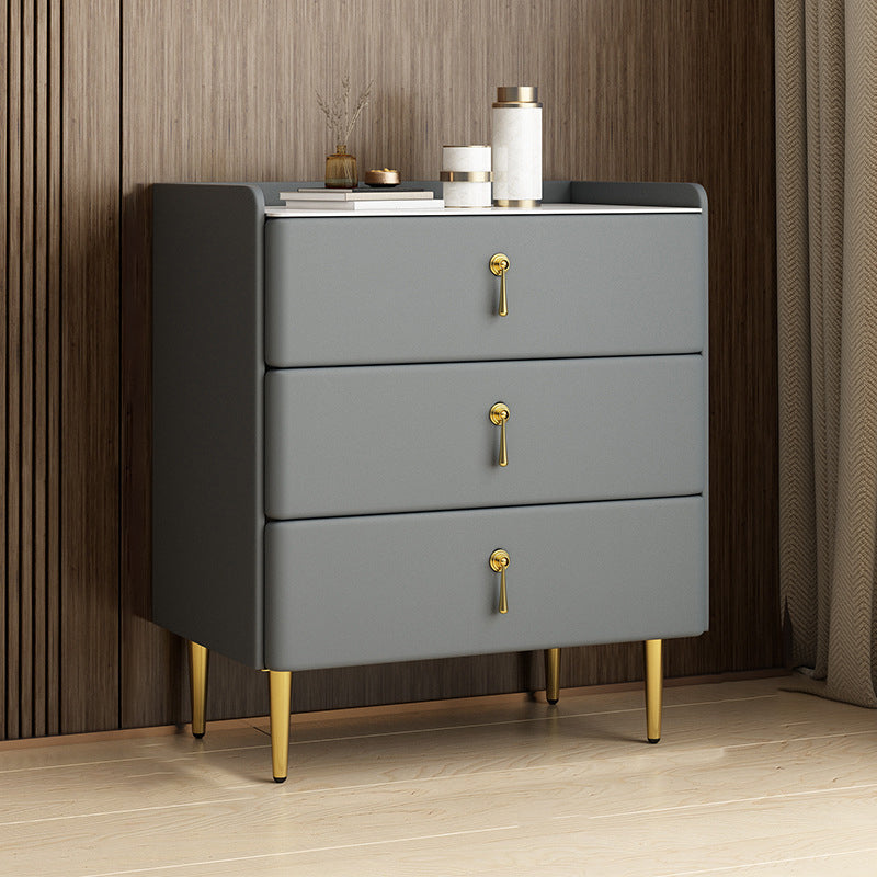 Classic Glam Storage Chest Stone Dresser with 5/4/3 Drawers , 15.6 Inch Width