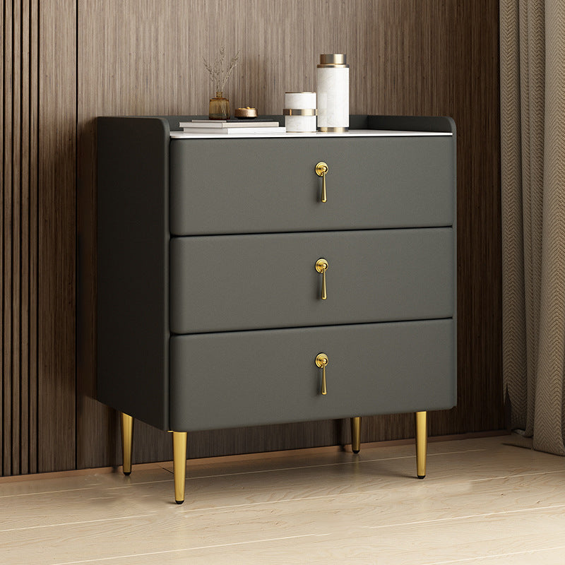 Classic Glam Storage Chest Stone Dresser with 5/4/3 Drawers , 15.6 Inch Width