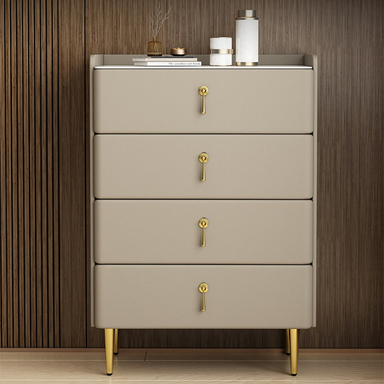 Classic Glam Storage Chest Stone Dresser with 5/4/3 Drawers , 15.6 Inch Width