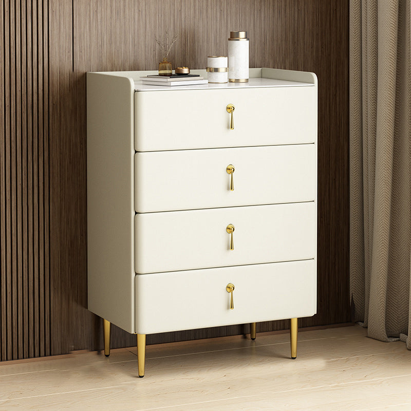 Classic Glam Storage Chest Stone Dresser with 5/4/3 Drawers , 15.6 Inch Width