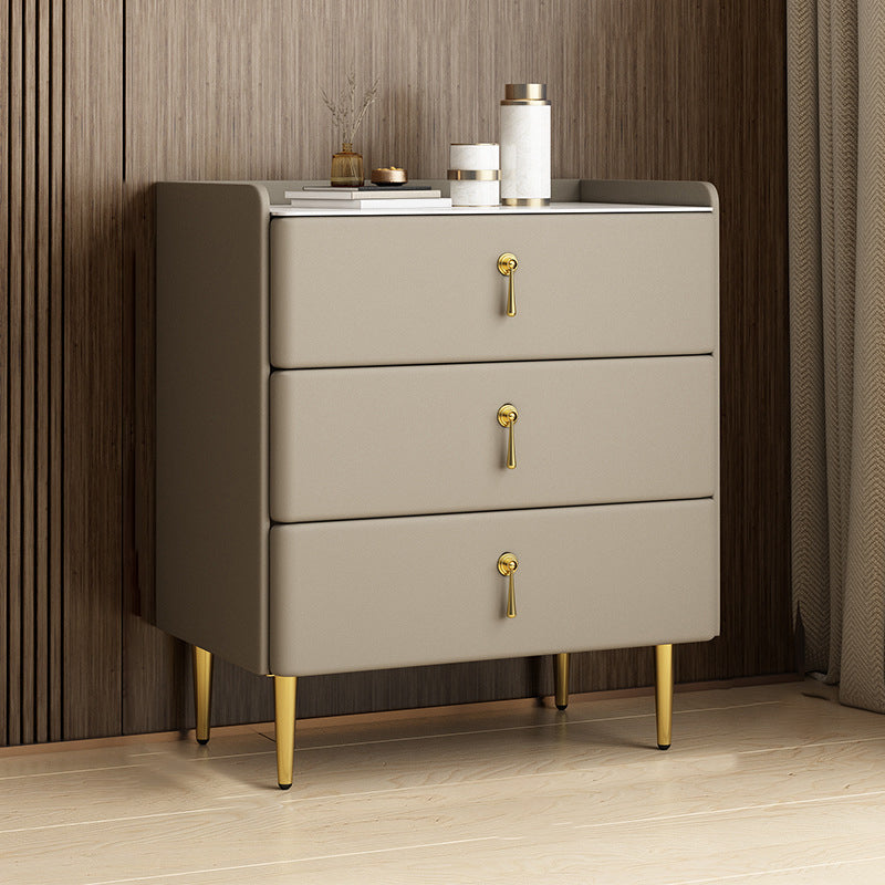 Classic Glam Storage Chest Stone Dresser with 5/4/3 Drawers , 15.6 Inch Width