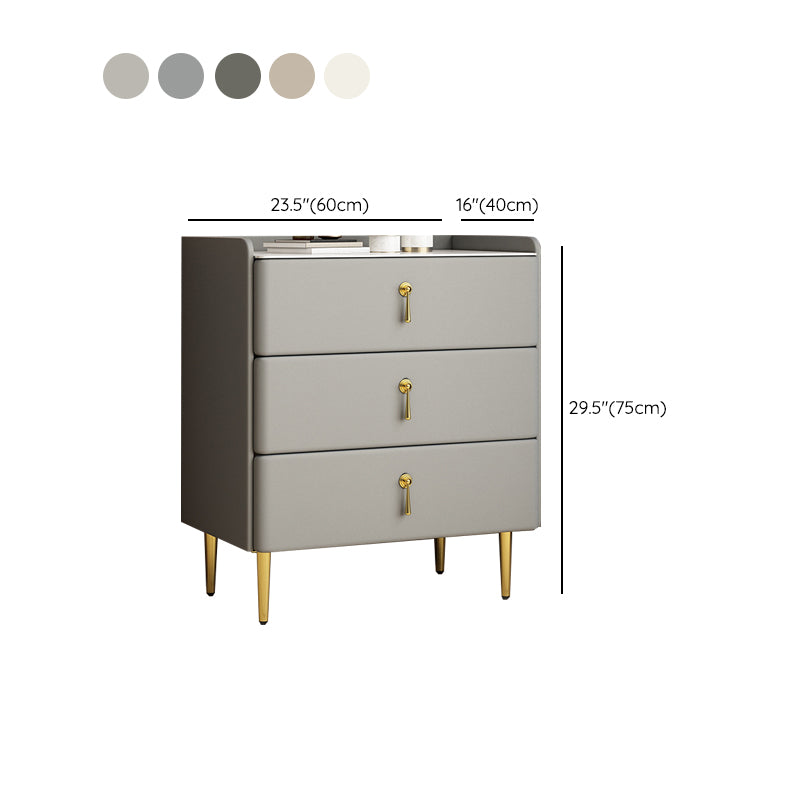 Classic Glam Storage Chest Stone Dresser with 5/4/3 Drawers , 15.6 Inch Width