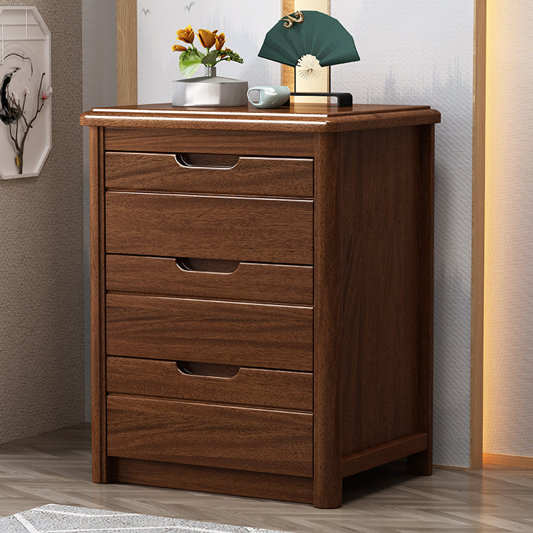 Contemporary Storage Chest Solid Wood Dresser with 3/4/5/6 Drawers