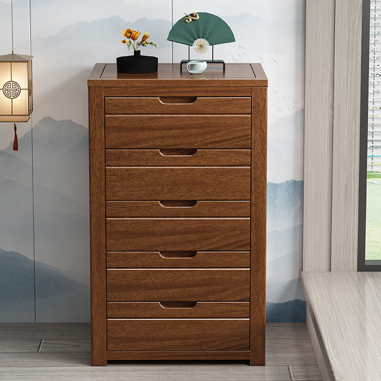 Contemporary Storage Chest Solid Wood Dresser with 3/4/5/6 Drawers