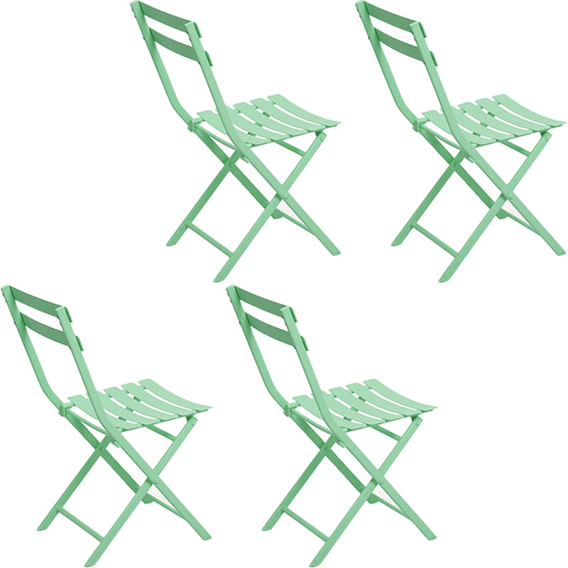 Modern Dining Side Chair Folding Outdoor Bistro Armless Chair