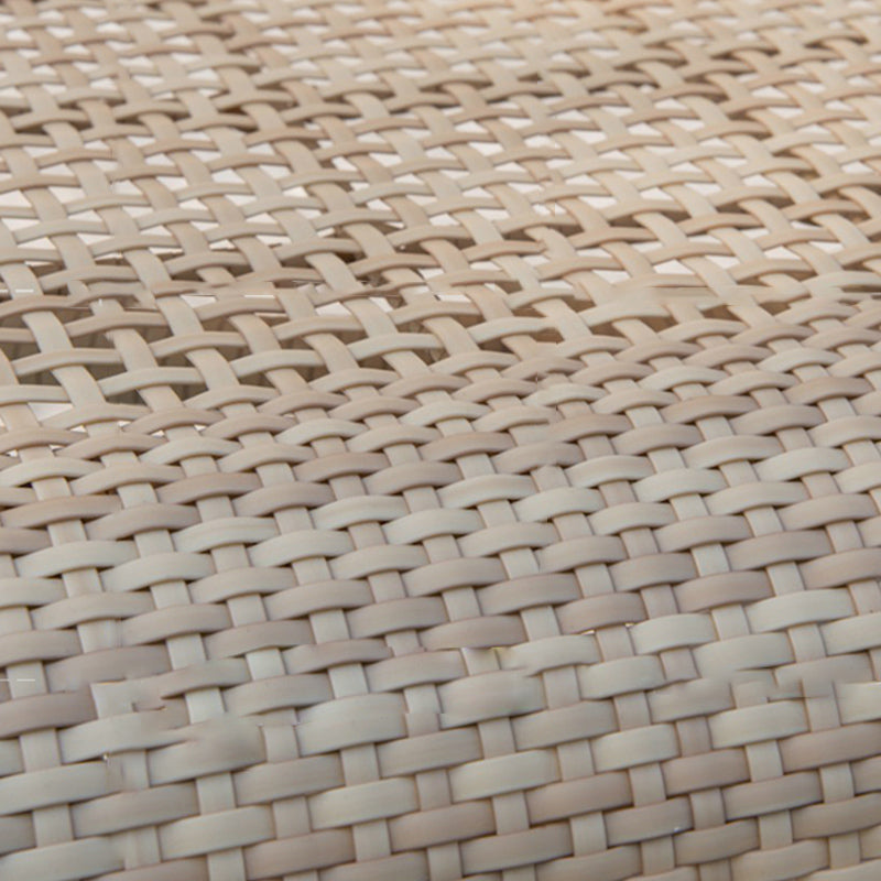 27" Wide Tropical Side Chair Rattan Armless Dining Side Chair