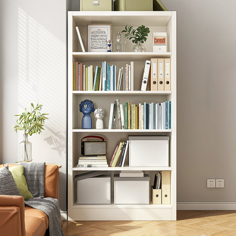 Closed Back Standard Bookcase Scandinavian Engineered Wood Bookshelf