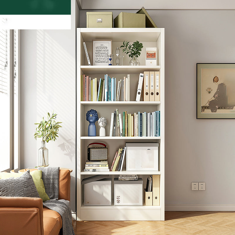 Closed Back Standard Bookcase Scandinavian Engineered Wood Bookshelf