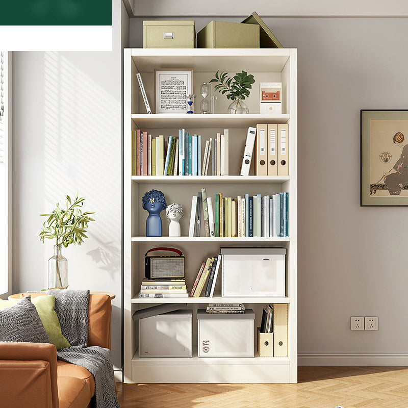 Closed Back Standard Bookcase Scandinavian Engineered Wood Bookshelf