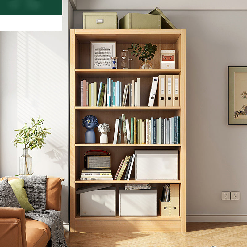 Closed Back Standard Bookcase Scandinavian Engineered Wood Bookshelf