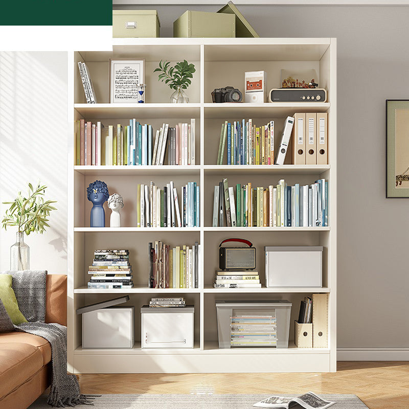 Closed Back Standard Bookcase Scandinavian Engineered Wood Bookshelf