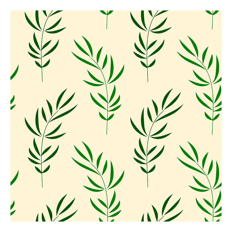 Illustration Environment Friendly Mural Wallpaper Plant Pattern Living Room Wall Mural