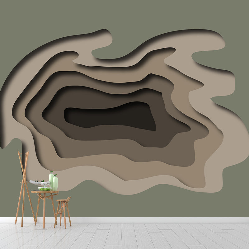 Abstract Style Washable Mural Wallpaper Illustration Indoor Wall Mural