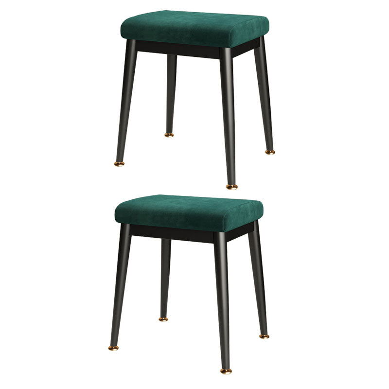 Fabric Standard Stool Modern Style Simple Household Rectangular Stool