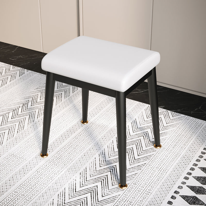 Fabric Standard Stool Modern Style Simple Household Rectangular Stool