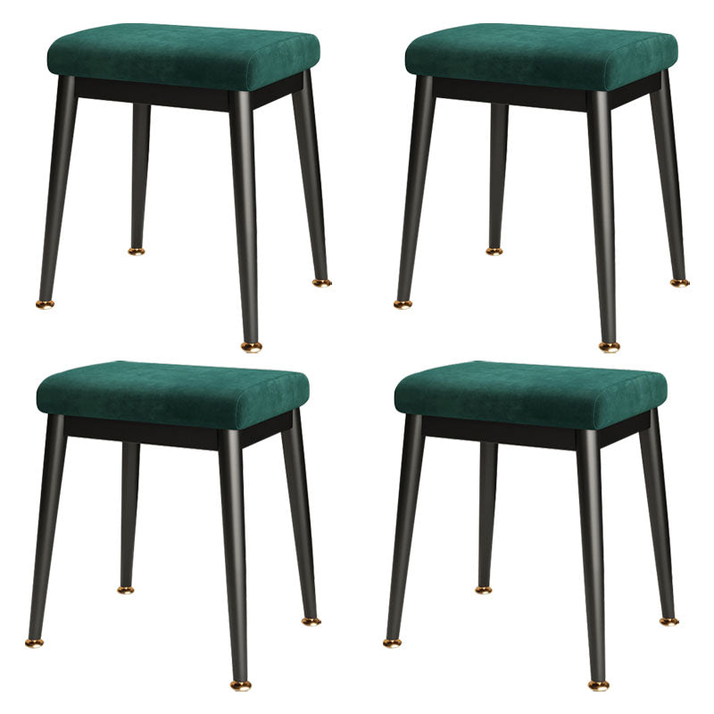 Fabric Standard Stool Modern Style Simple Household Rectangular Stool