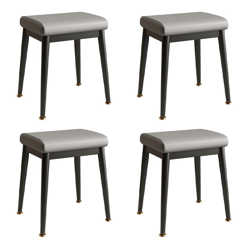 Fabric Standard Stool Modern Style Simple Household Rectangular Stool
