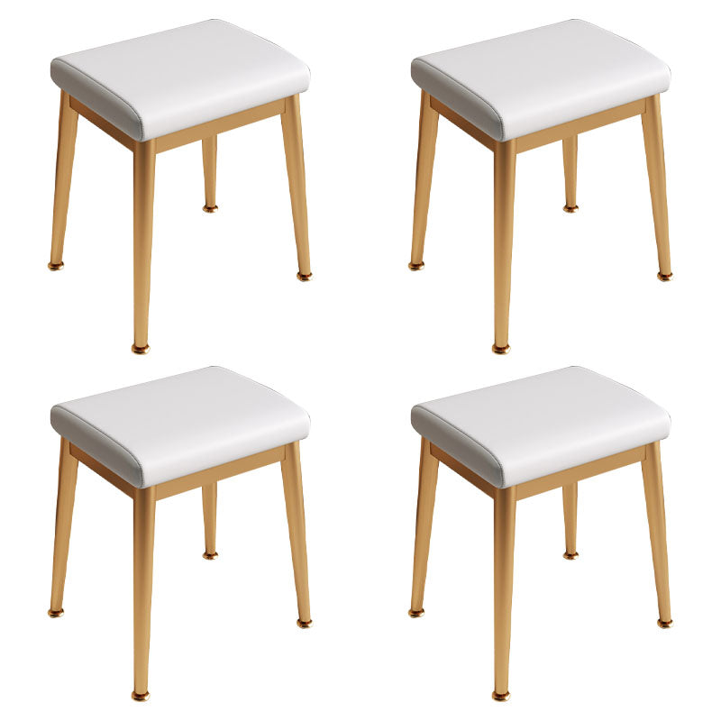 Fabric Standard Stool Modern Style Simple Household Rectangular Stool
