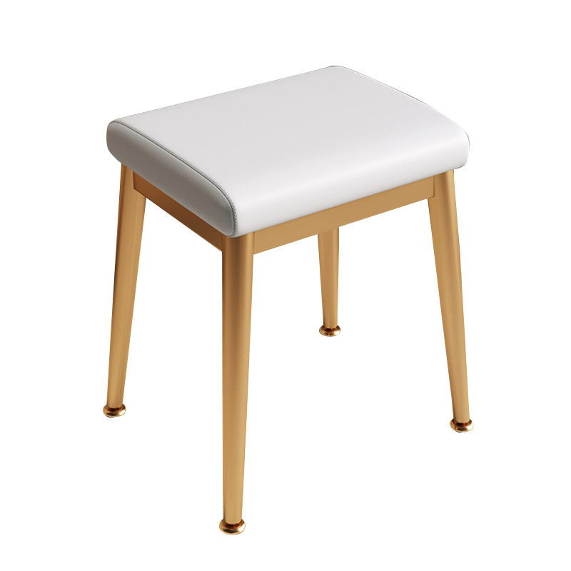 Fabric Standard Stool Modern Style Simple Household Rectangular Stool