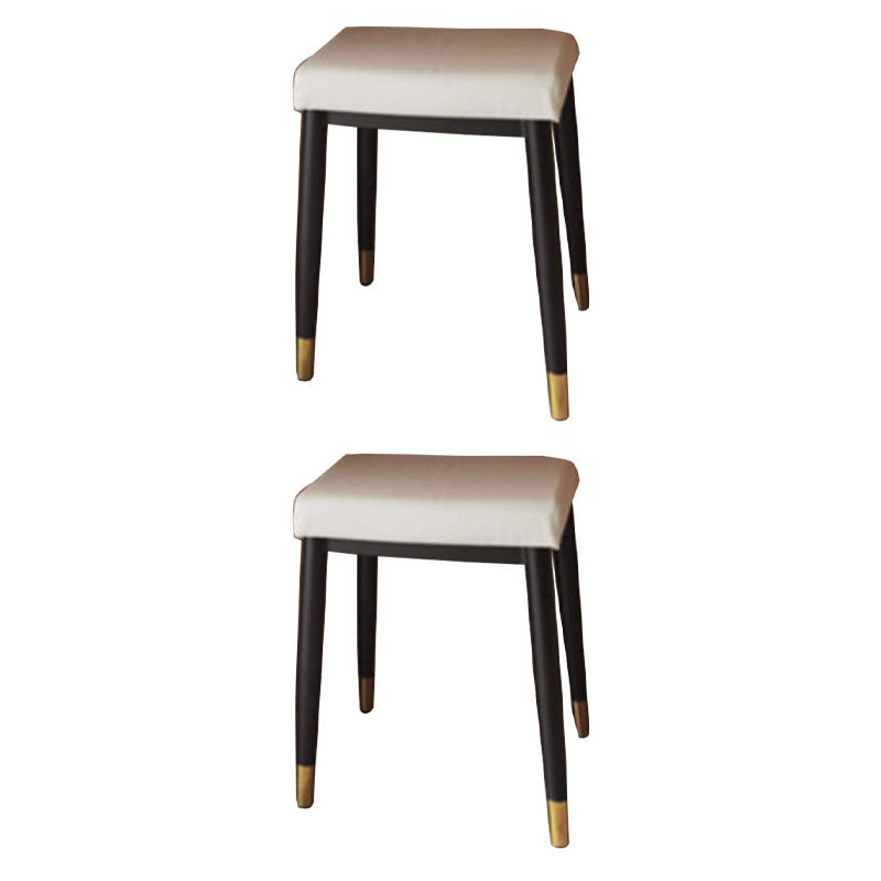 Fabric Standard Stool Modern Style Simple Household Rectangular Stool