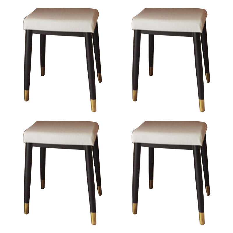 Fabric Standard Stool Modern Style Simple Household Rectangular Stool