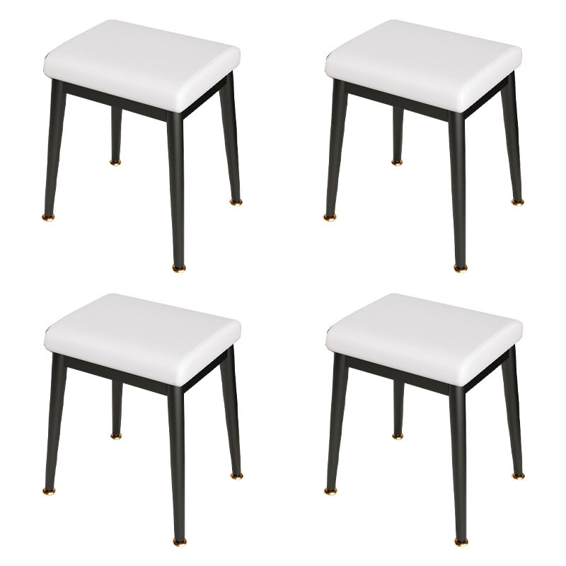 Fabric Standard Stool Modern Style Simple Household Rectangular Stool