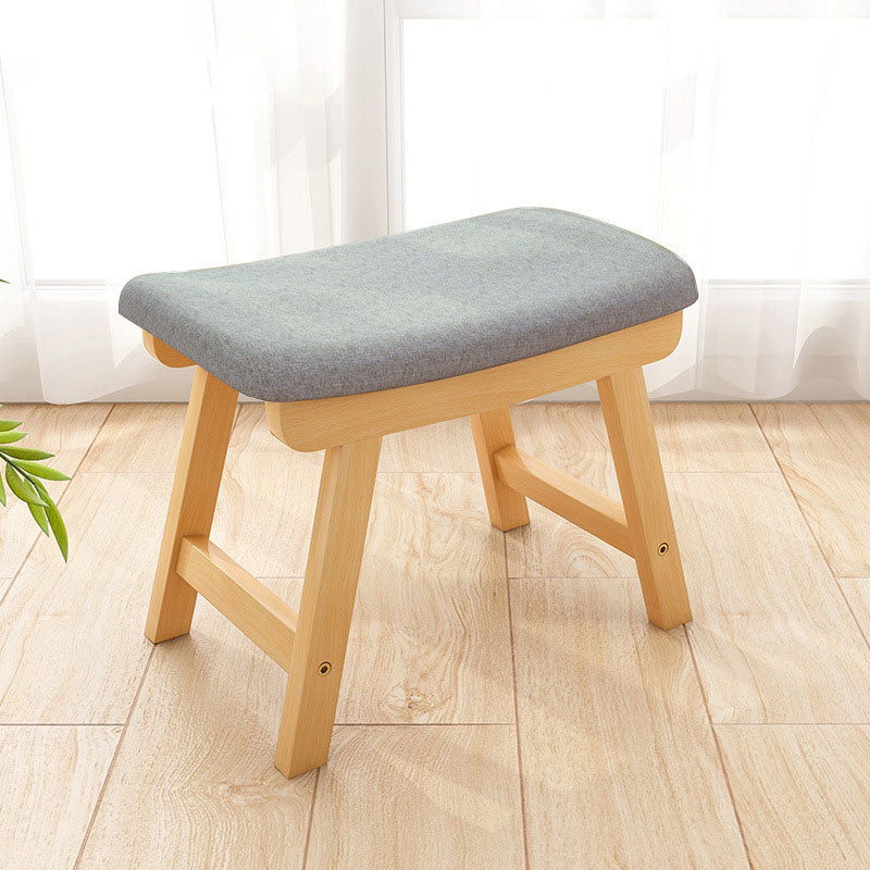 Cotton Standard Stool Modern Style Simple Household Rectangular Stool