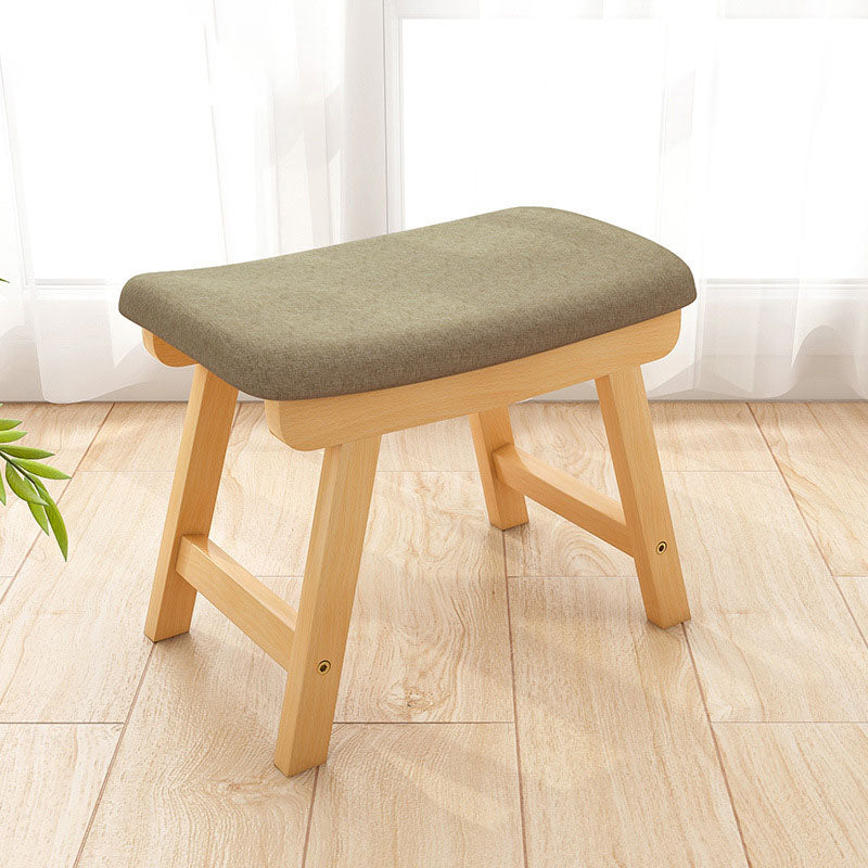 Cotton Standard Stool Modern Style Simple Household Rectangular Stool