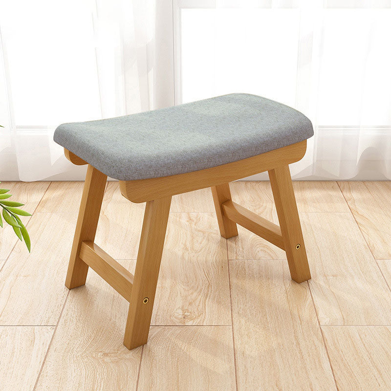 Cotton Standard Stool Modern Style Simple Household Rectangular Stool