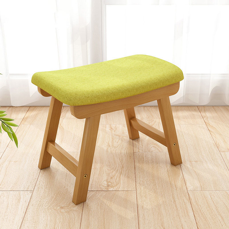 Cotton Standard Stool Modern Style Simple Household Rectangular Stool