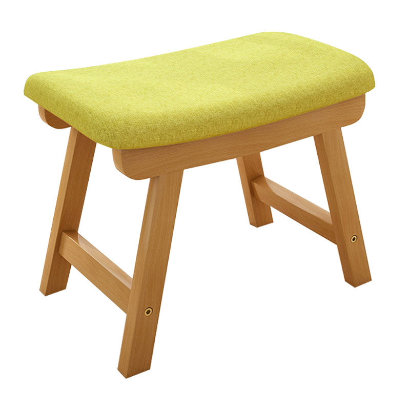 Cotton Standard Stool Modern Style Simple Household Rectangular Stool