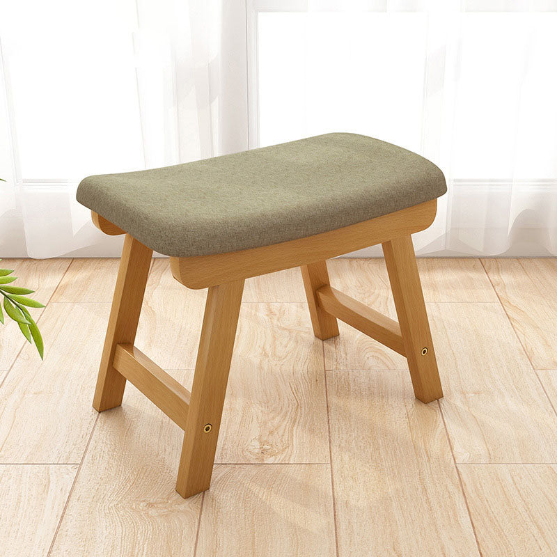 Cotton Standard Stool Modern Style Simple Household Rectangular Stool