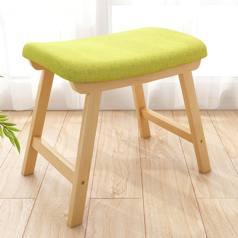 Cotton Standard Stool Modern Style Simple Household Rectangular Stool